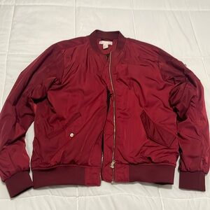 Women’s burgundy jacket